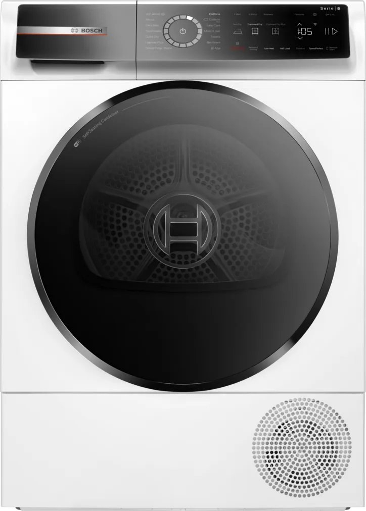 Bosch WQB246C9GB 9kg Heat Pump Tumble Dryer - White