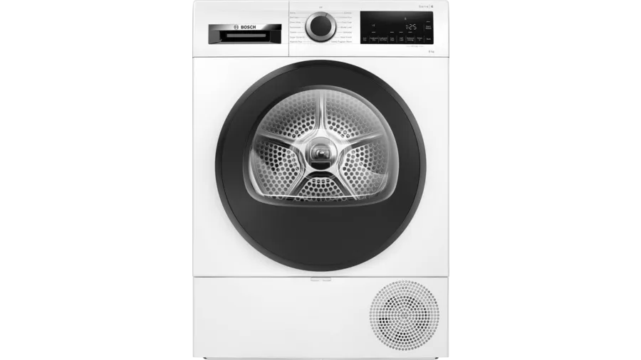 Bosch WQG233D8GB Series 6 8kg Heat Pump Tumble Dryer - White
