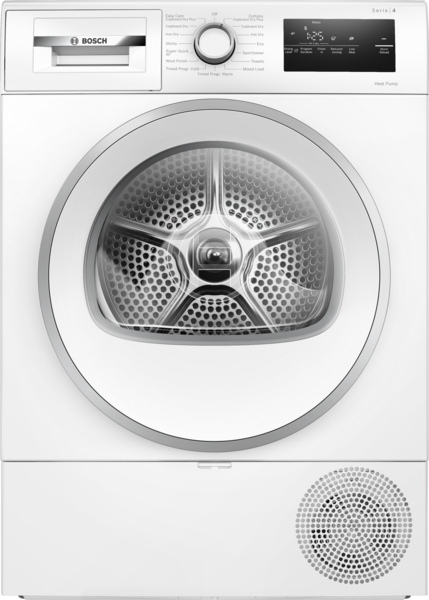 Bosch Series 4 WTH85226GB 8kg Heat Pump Tumble Dryer - White