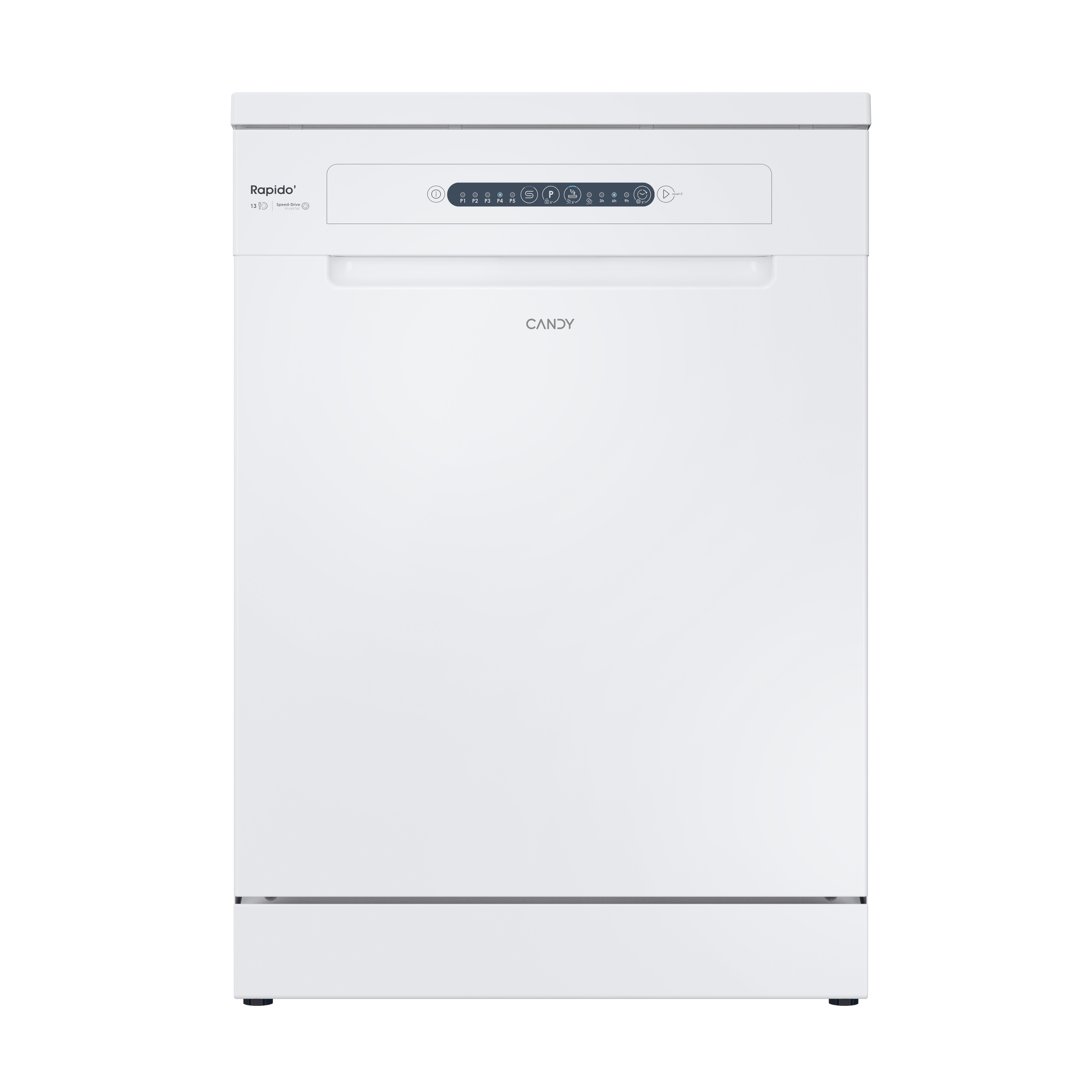 Candy RapidÓ CF 3C9E0W-80 Freestanding Dishwasher - White - 13 place settings