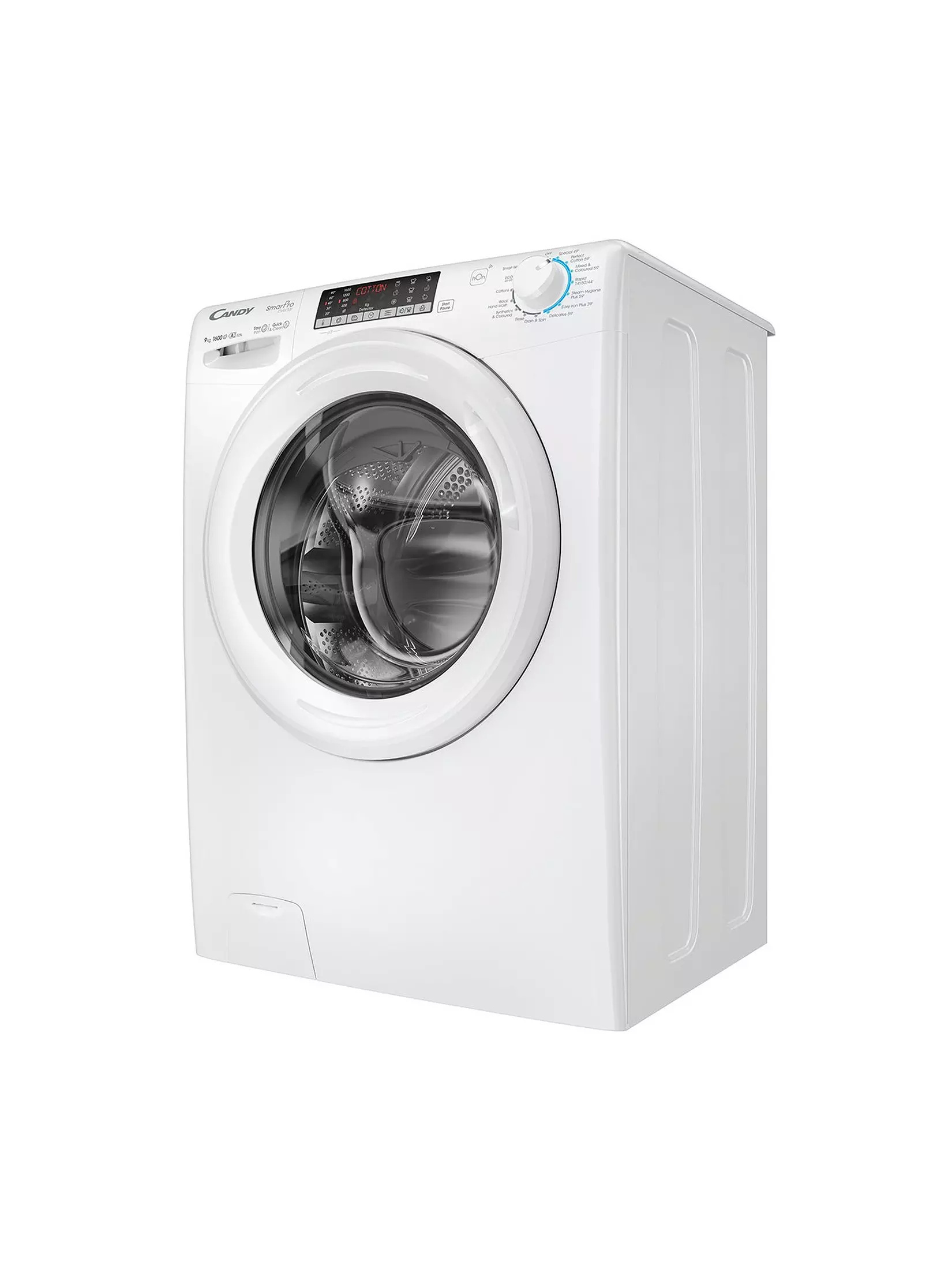 Candy CSO696TWM680 Pro Inverter 9kg, 1600 Spin Washing Machine - White