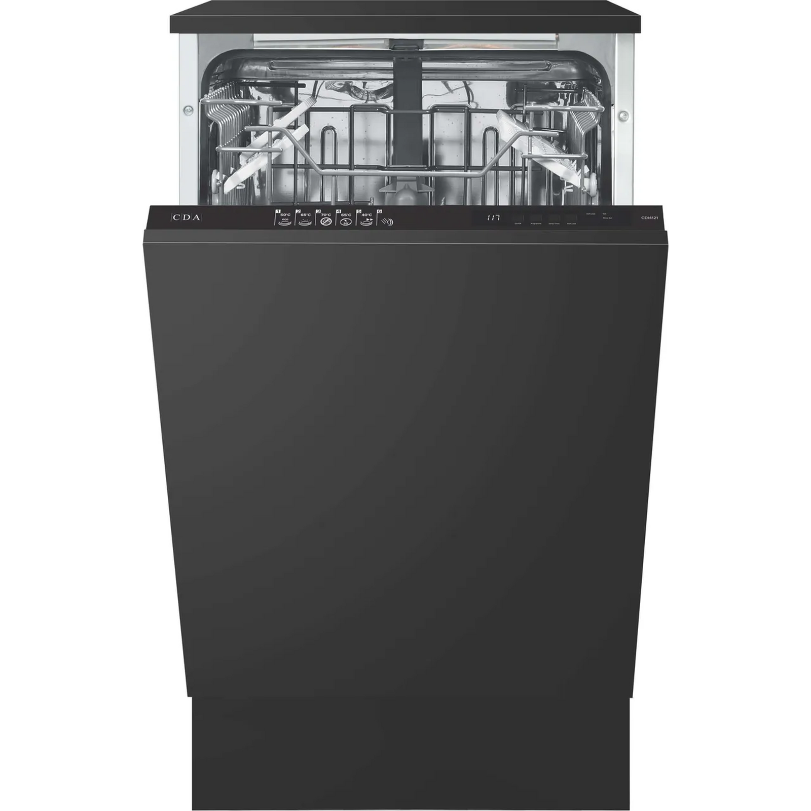 CDA CDI4121 45cm Integrated Slimline Dishwasher - 10 Place Settings