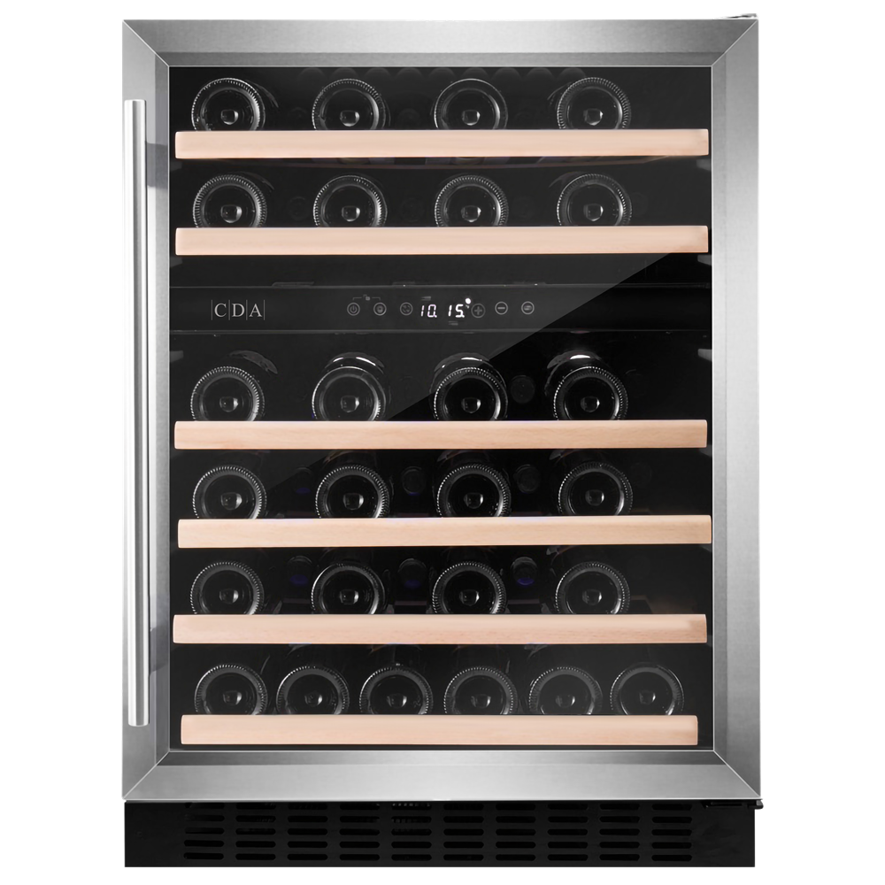 CDA CFWC604SS 60cm - Under Counter Wine Cooler - Stainless Steel