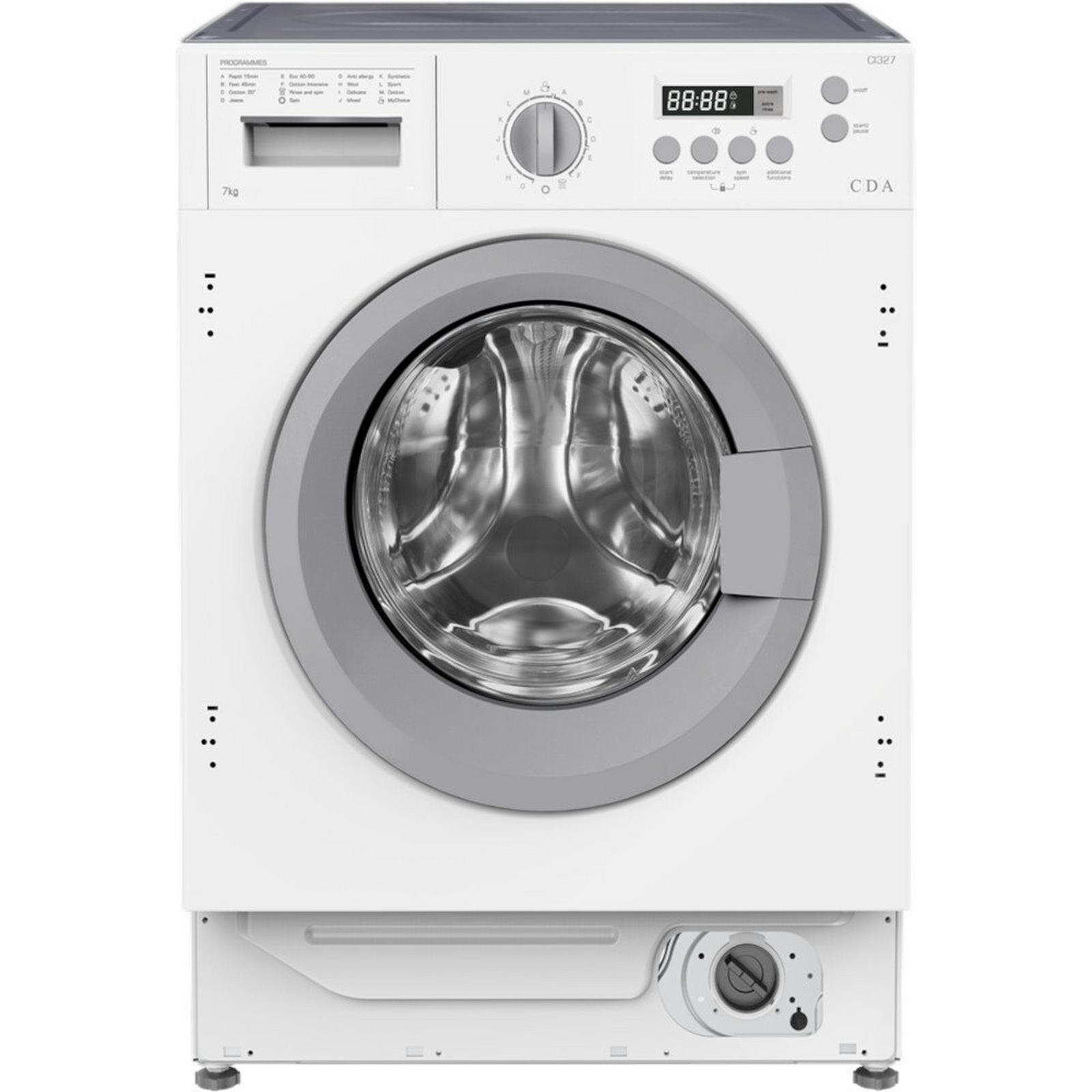 CDA CI327 7kg 1350 Spin Integrated Washing Machine