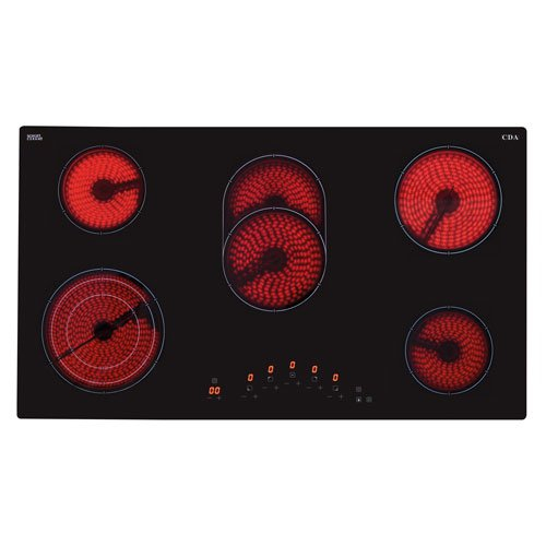CDA HC9621FR 90cm Ceramic Hob - Black