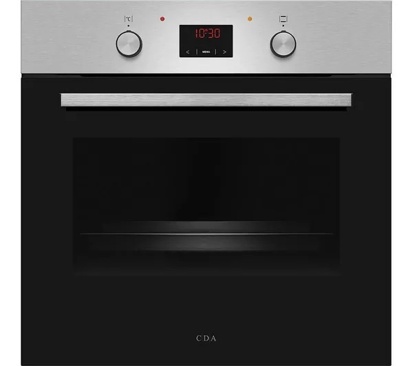 CDA SC020SS 59.5cm Built In Electric Single Oven - Stainless Steel
