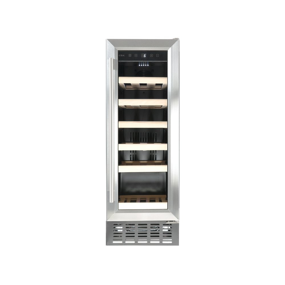 CDA WCCF0302SS 29.5cm Wine Cooler - Stainless Steel