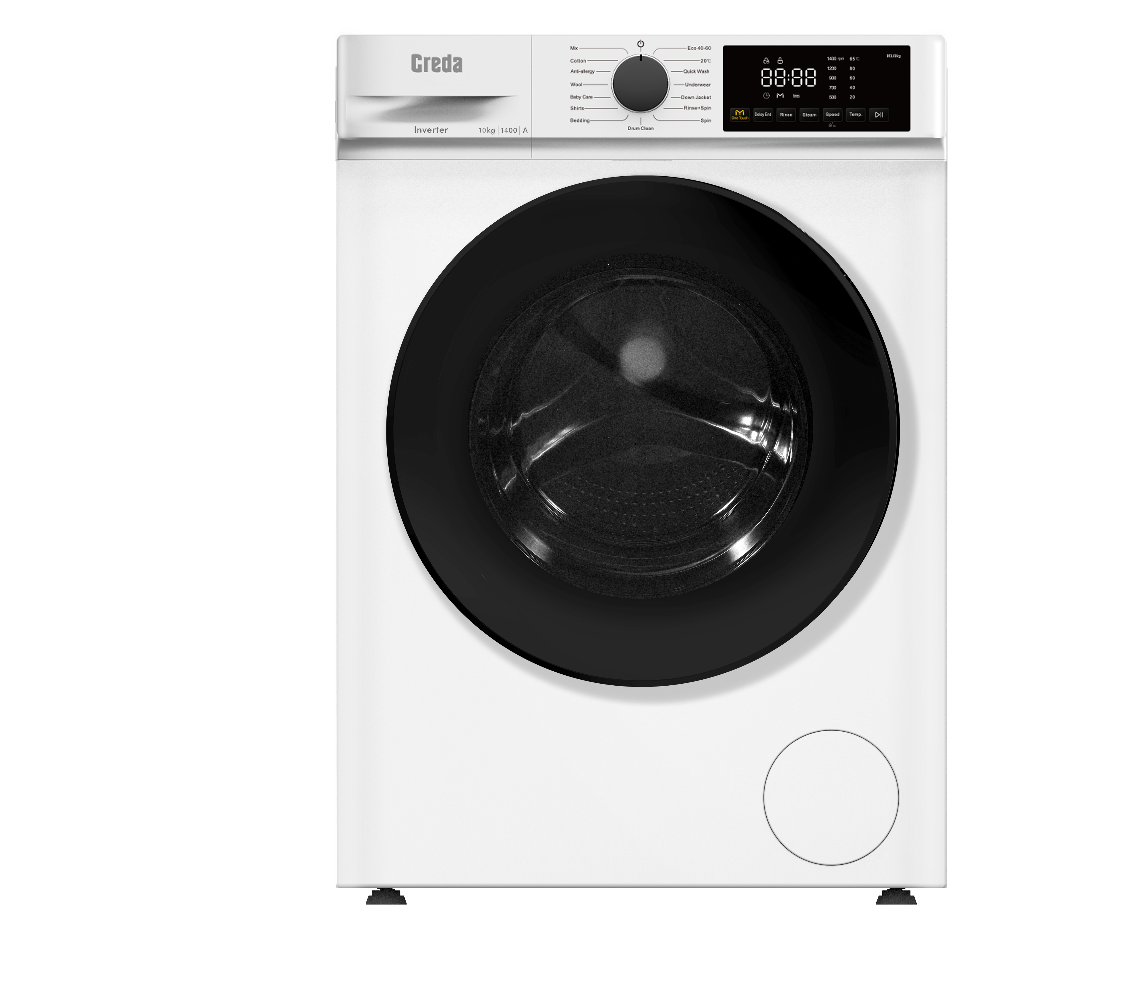 Creda CRWM1014W 10kg 1400 Spin Washing Machine - White