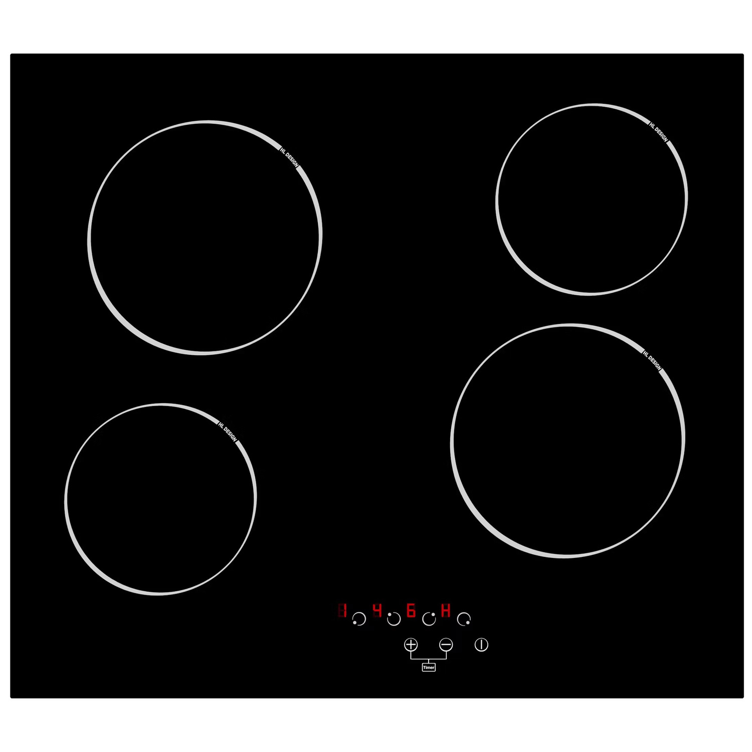 Cata UBTCC60F 58cm Ceramic Hob - Black
