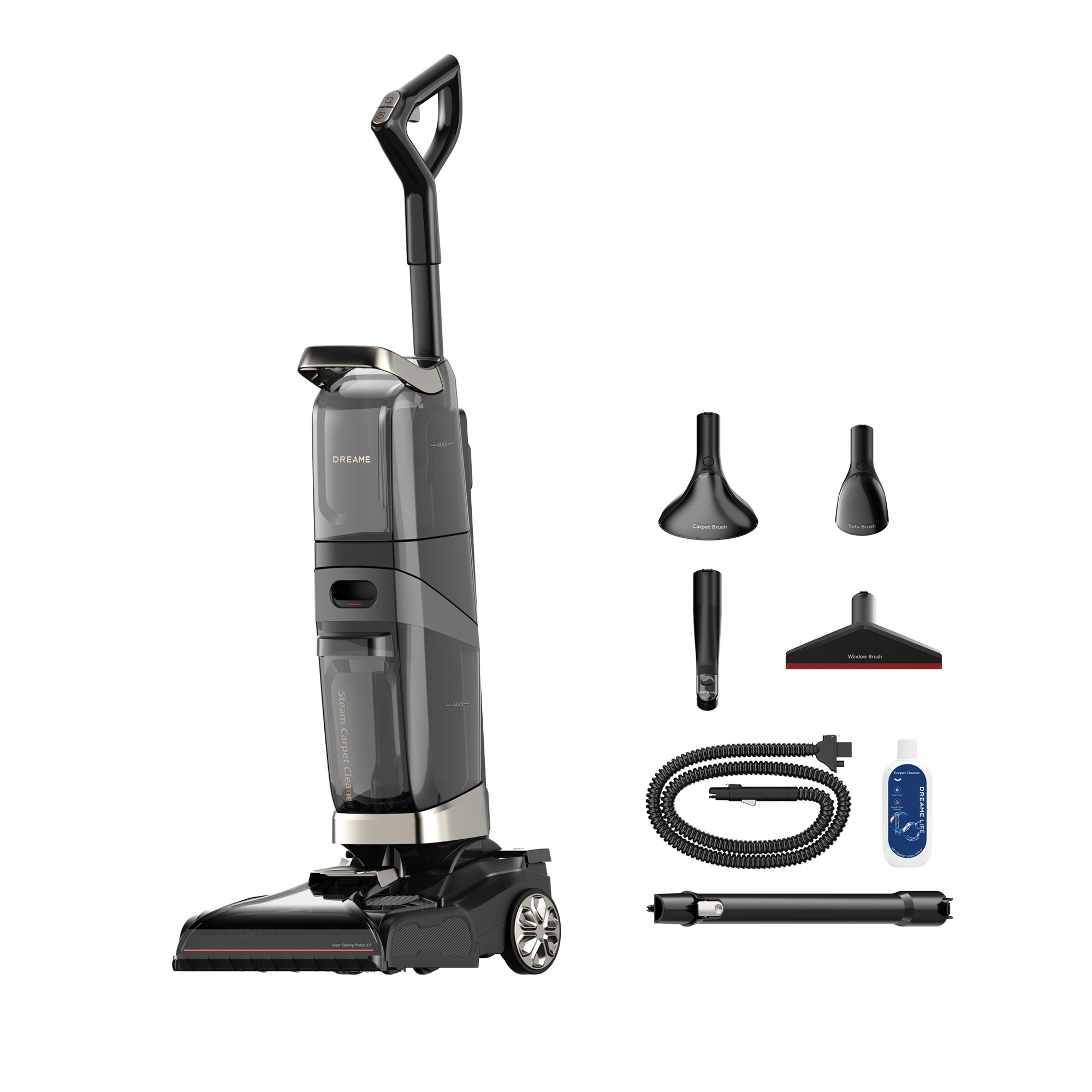 Dreame HCU11A, CU20 Pro Steam Carpet Cleaner - Black / Grey