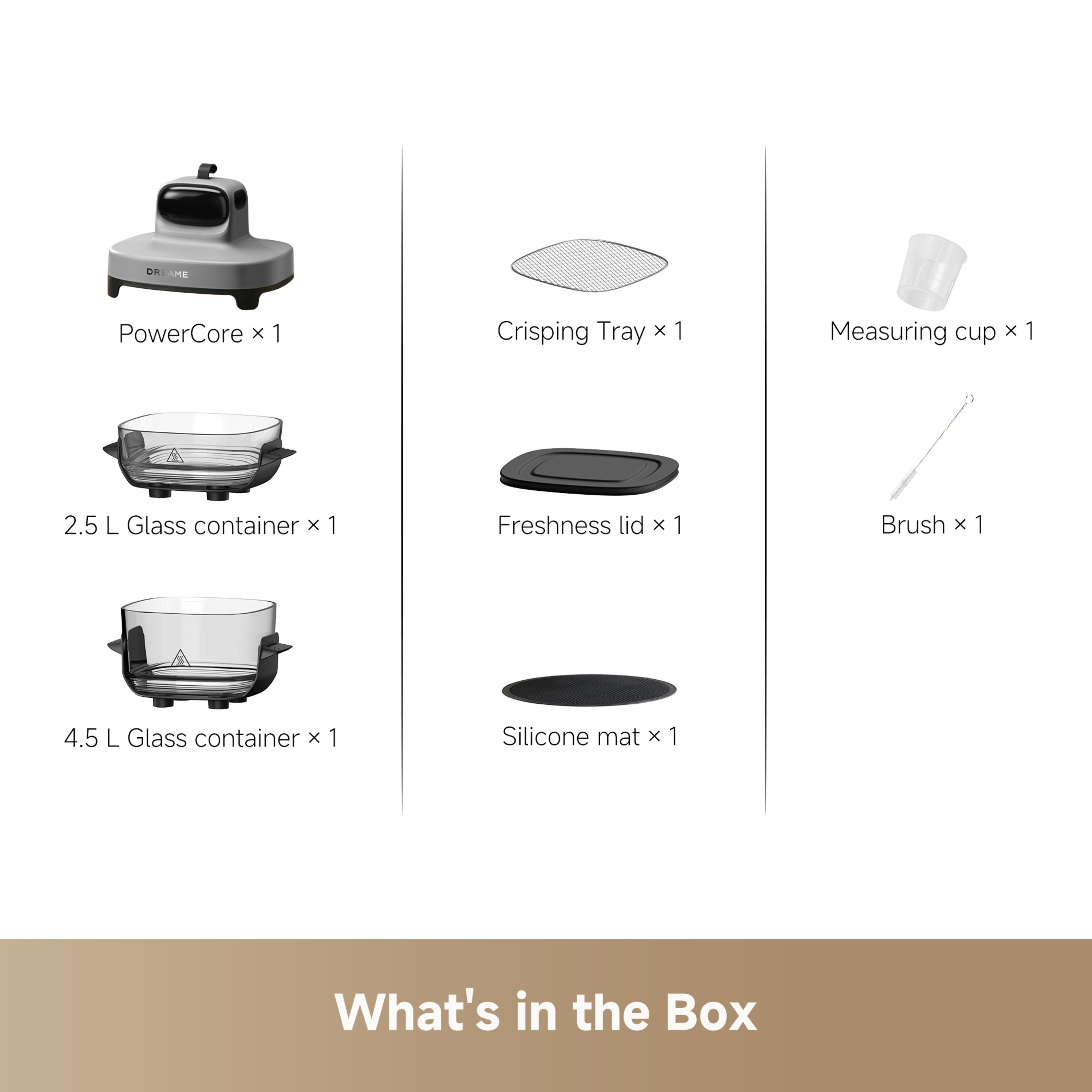 Dreame PT60_GREY Tasti Air Fryer - Grey
