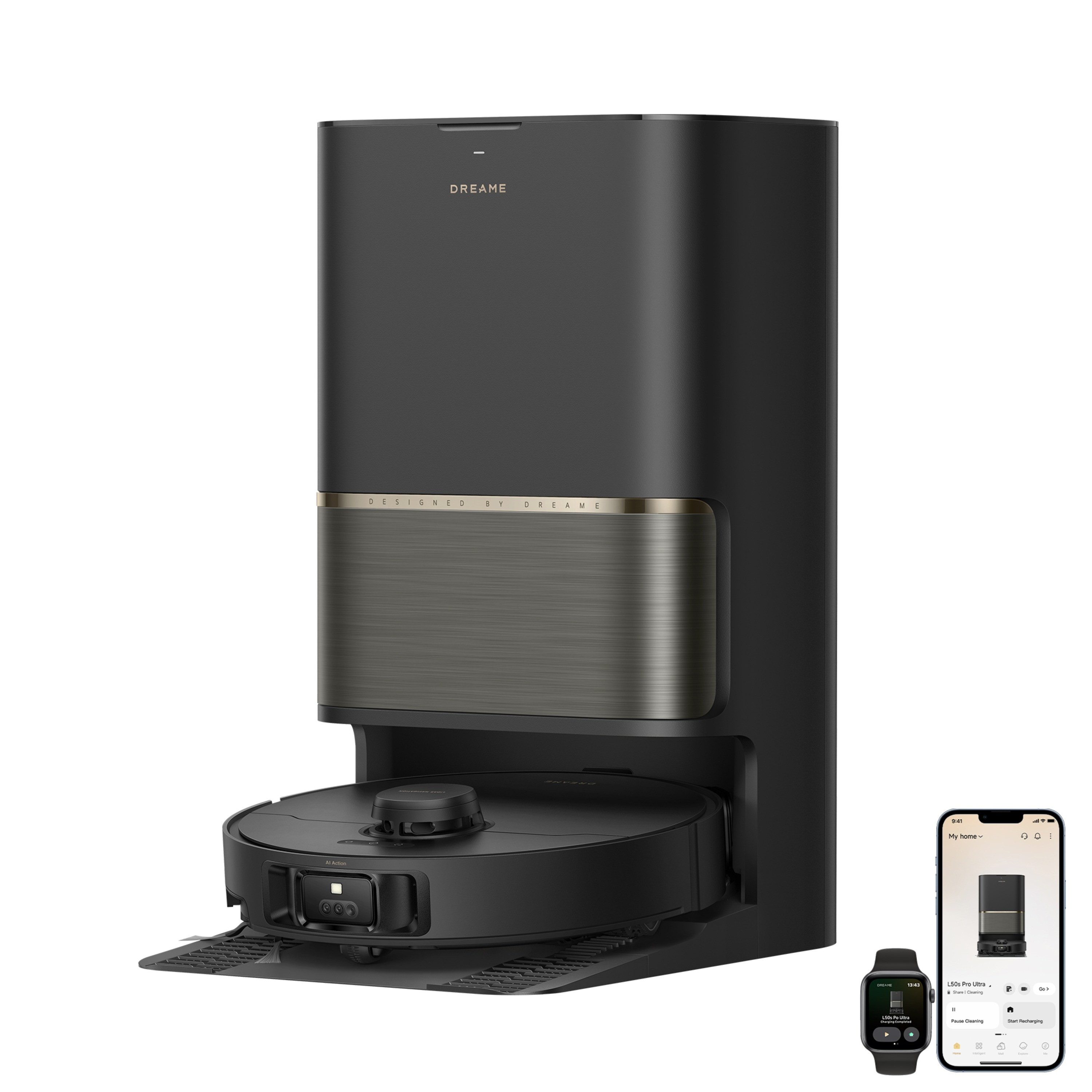 Dreame RLL88HE_BLK, L50s Pro Ultra smart vacuum & mop - Black 