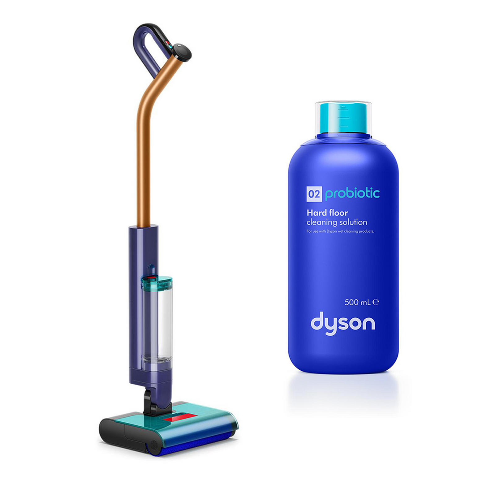 Cordless Clean & Wash Vacuum & 02PROBIOTIC Hard floor cleaning solution