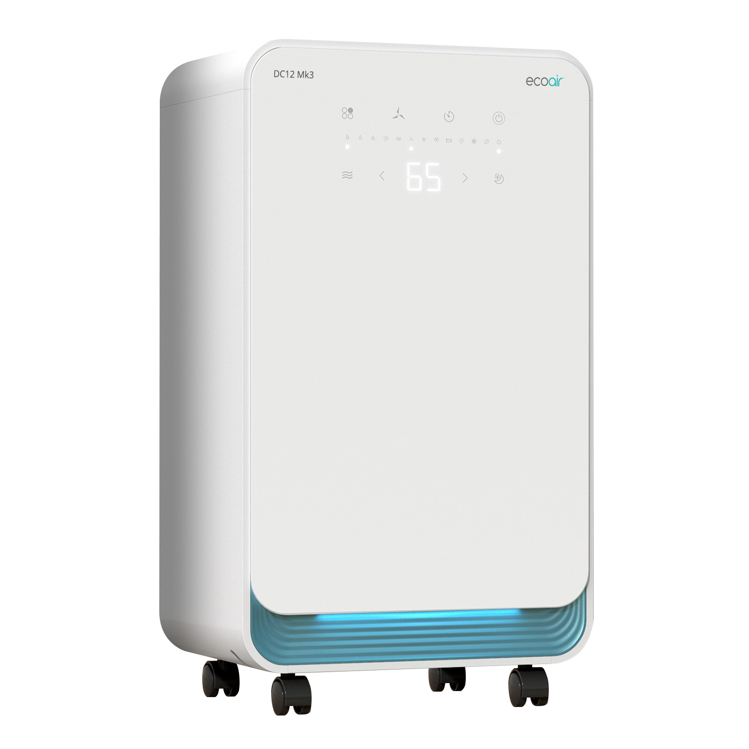 Ecoair DC12 MK3 Compressor Dehumidifier – 12 Litres per Day - White
