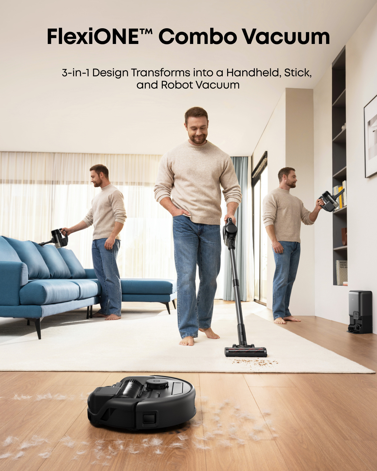 Eufy T2070G10 3-in-1 E20 Robot Vacuum  