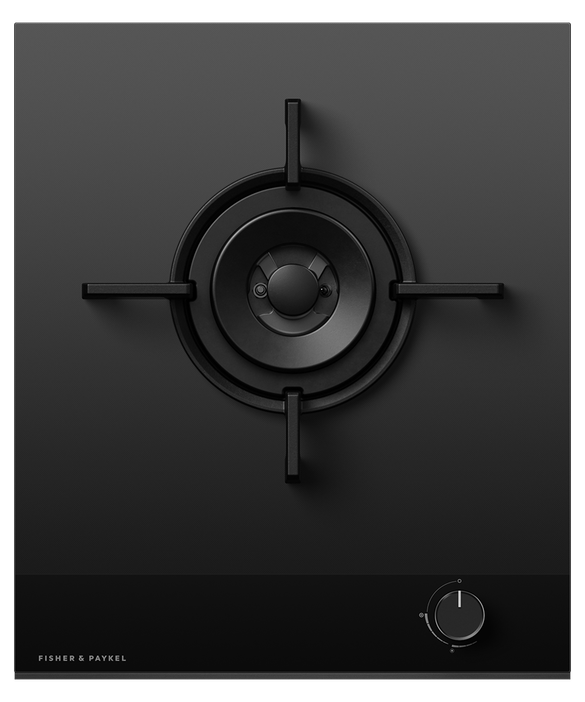 Fisher & Paykel CG451DLPGB4 1 Burner Gas on Glass Hob - Black