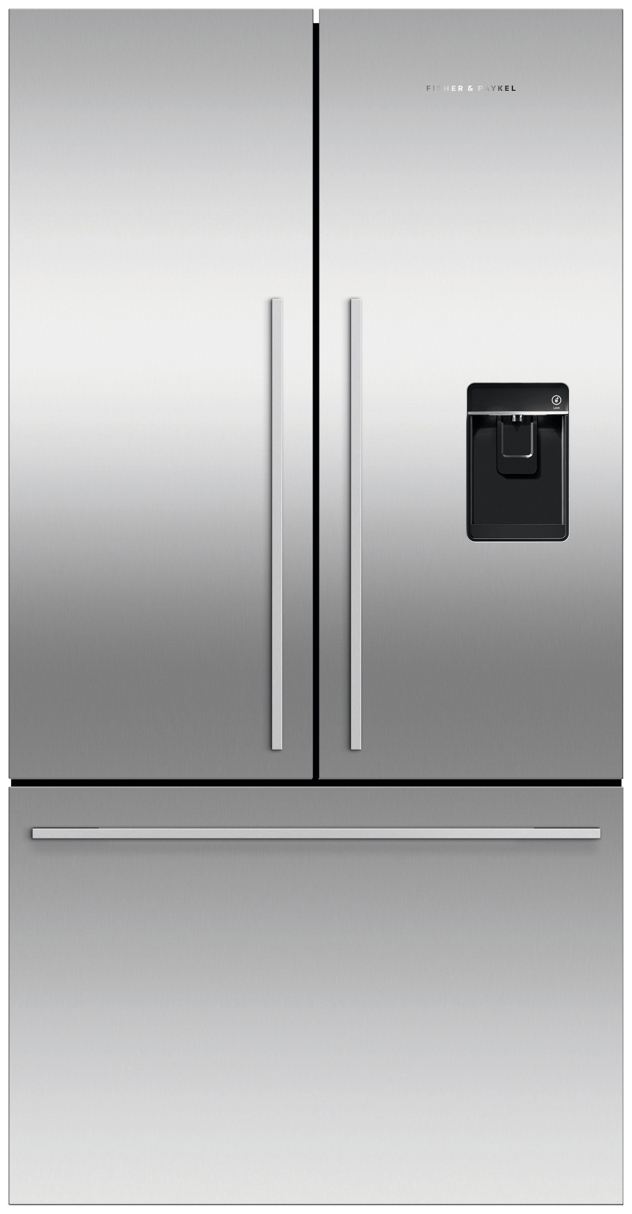 Fisher & Paykel RF540ADUX6 90cm Frost Free American Fridge Freezer - Stainless Steel