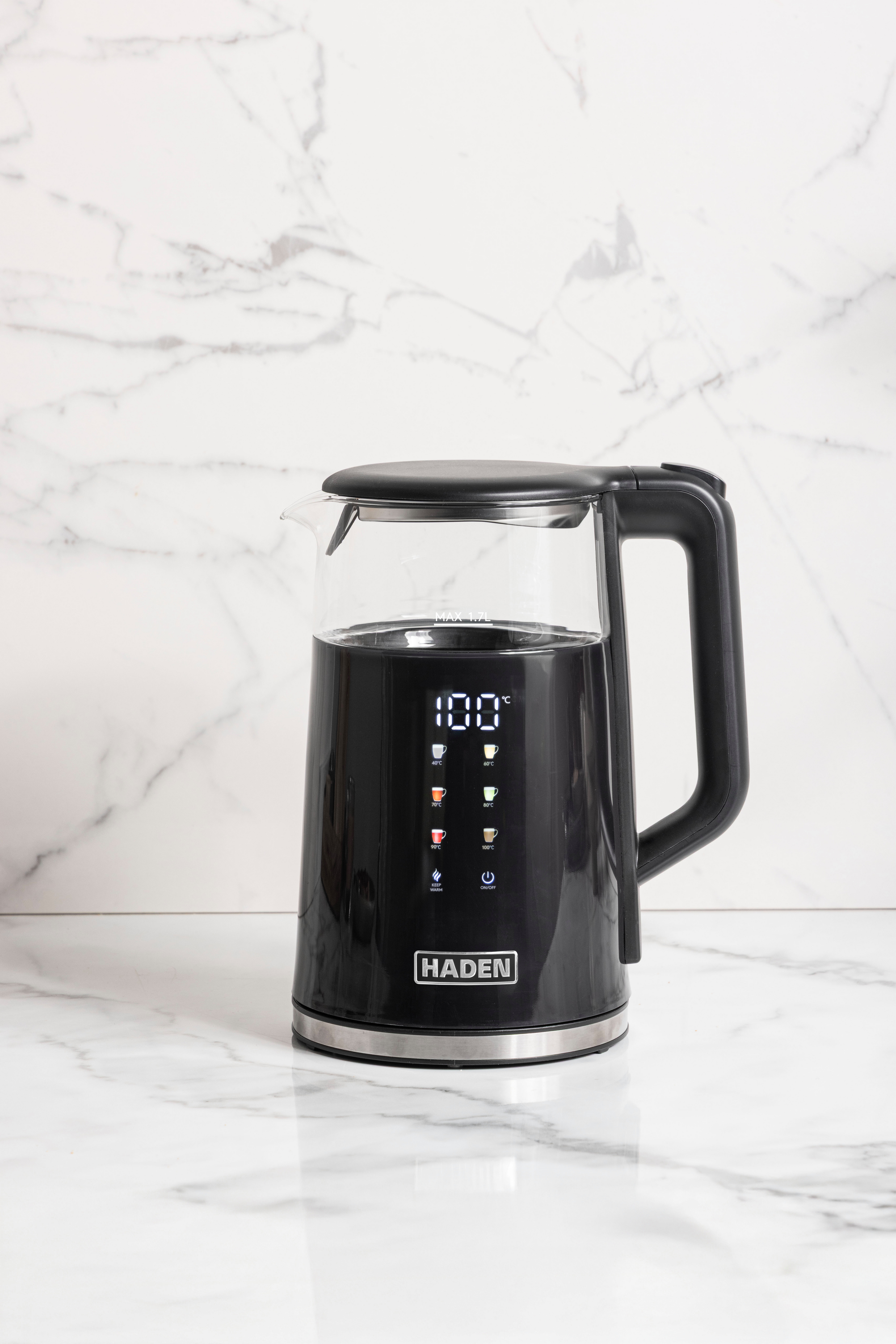 Haden 212931 Touch Screen 1.7L Kettle - Black