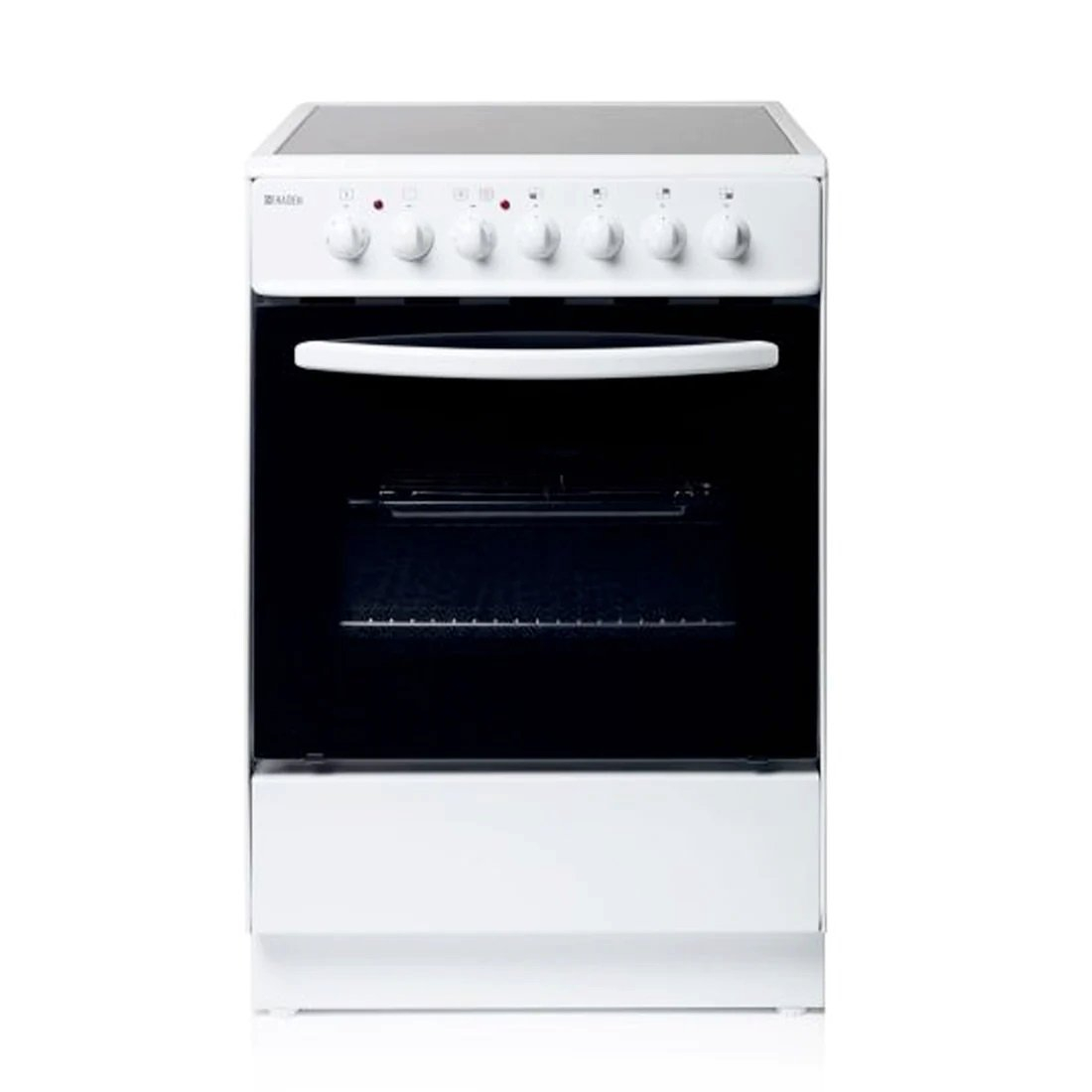 Haden HEC60W 60cm Single Oven Electric Cooker with Ceramic Hob - White
