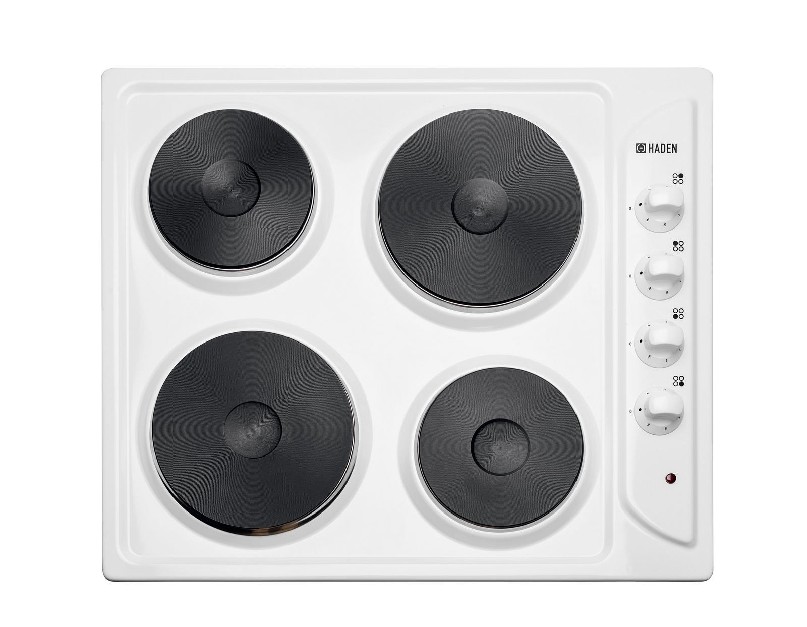 Haden HSP60W 57.5cm Solid Plate Hob - White