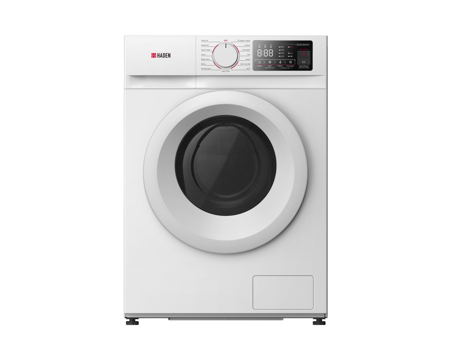 Haden HW1409 9kg 1400 Spin Washing Machine - White