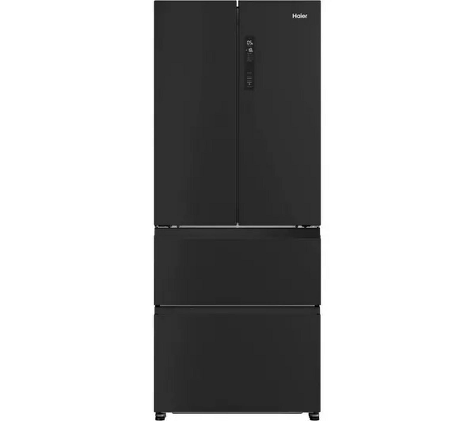 Haier HFR3718ENPT Total No Frost French Door Style Fridge Freezer - Black