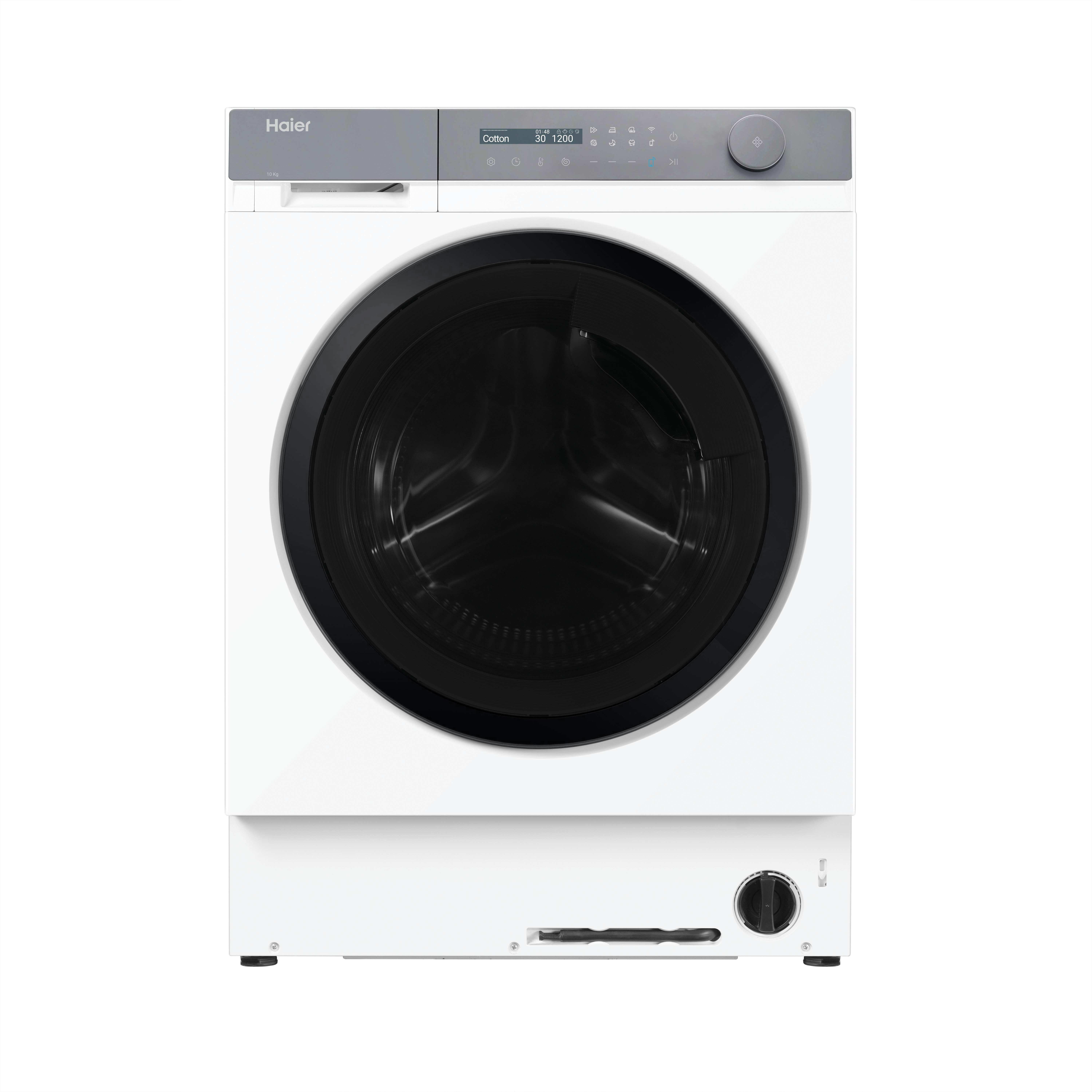 Haier HWB100B14858AUUK 10kg 1400 Spin Built In Washing Machine - White