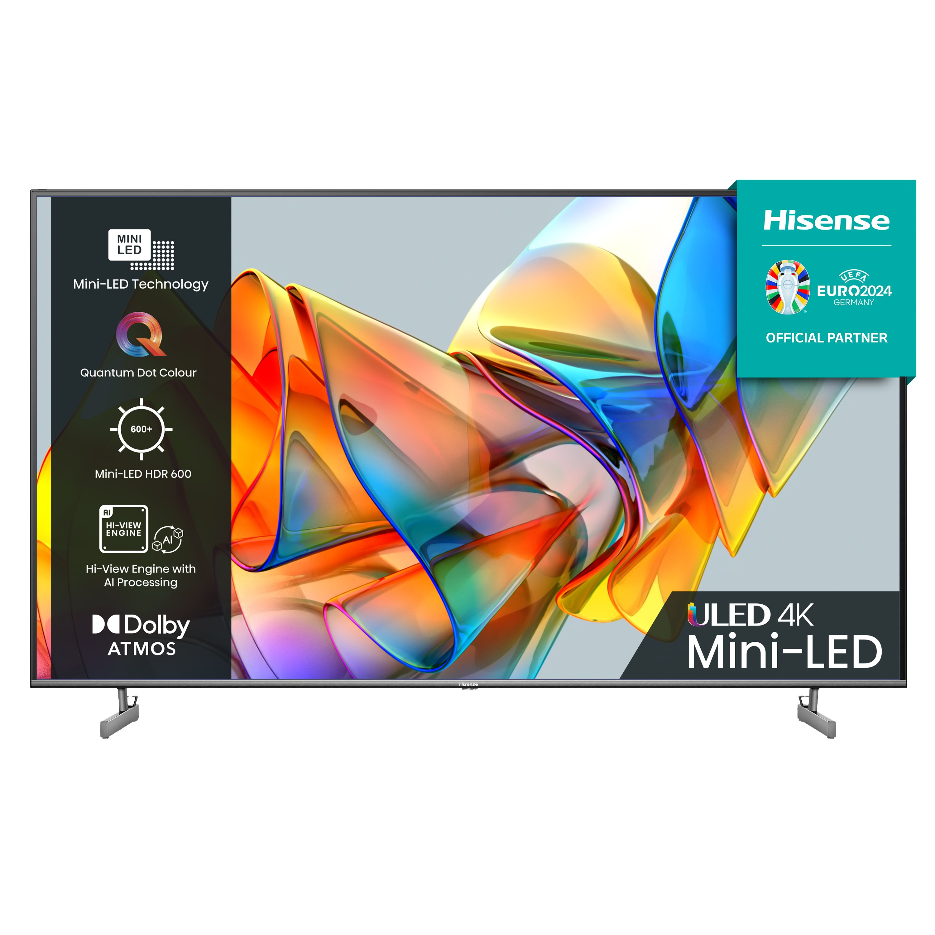 Hisense 65U6KQTUK 65" 4K Ultra HD Mini-LED Smart TV