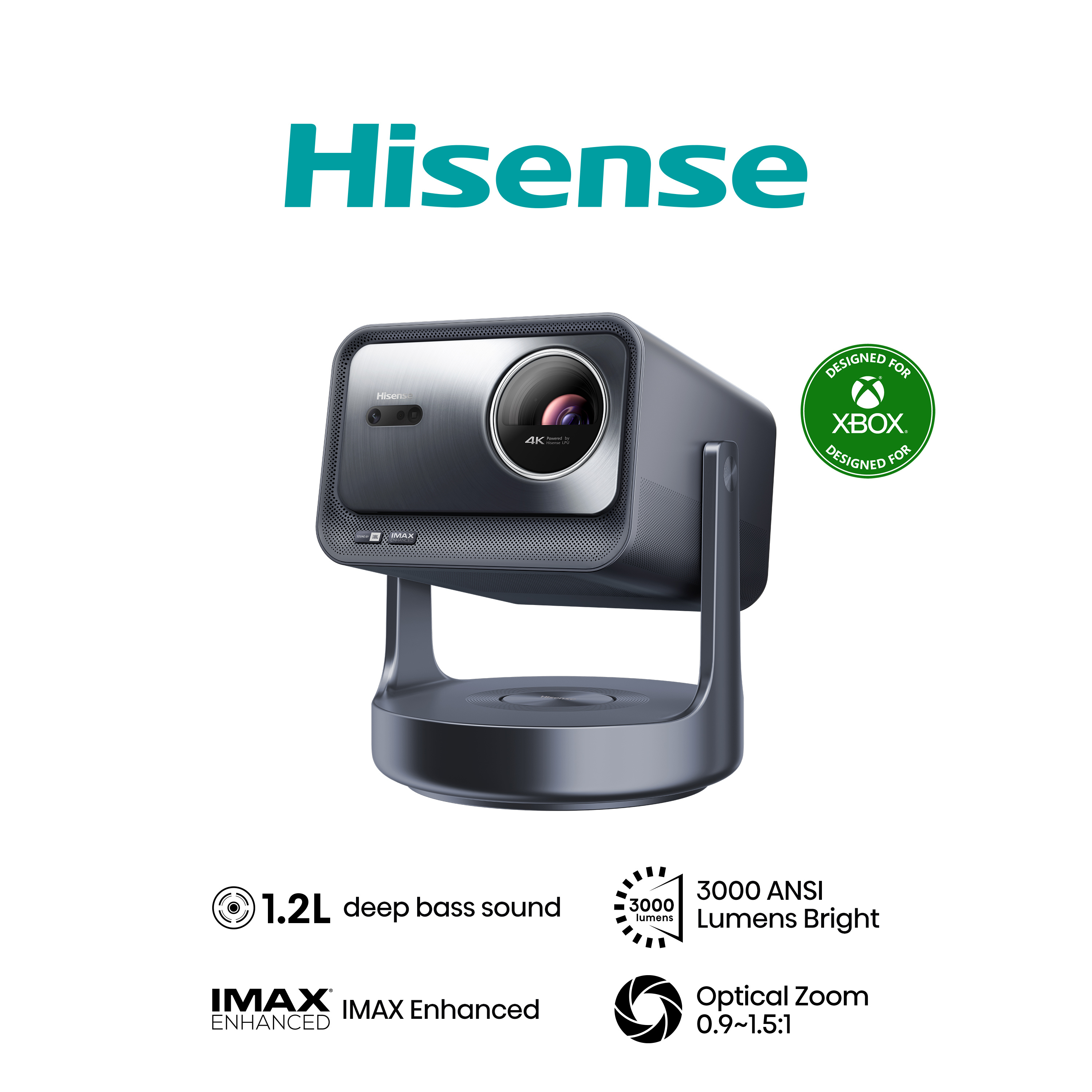 Hisense C2TUK-ULTRA Mini Projector - Grey