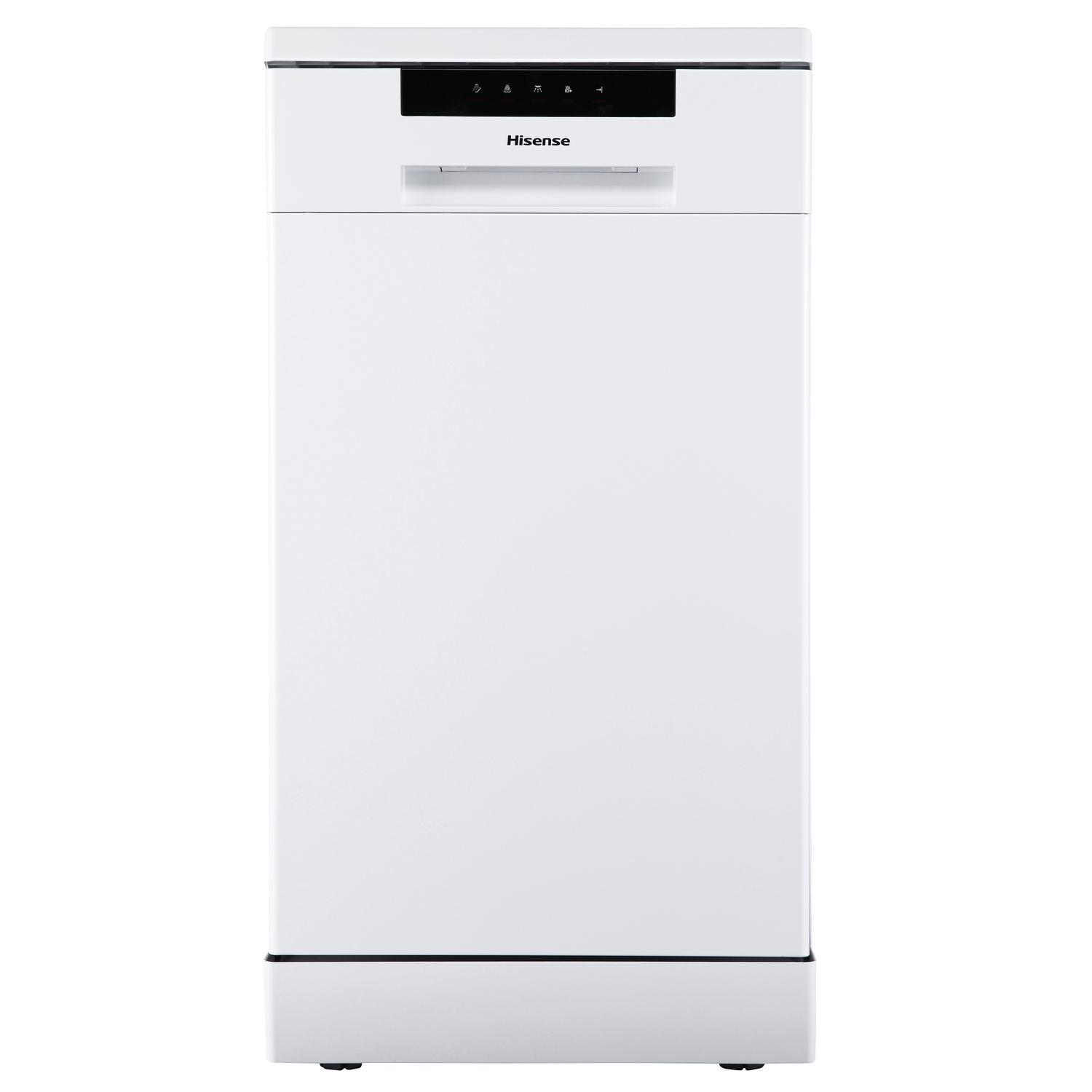 Hisense HS523E15WUK Slimline Dishwasher - White - 10 Place Settings