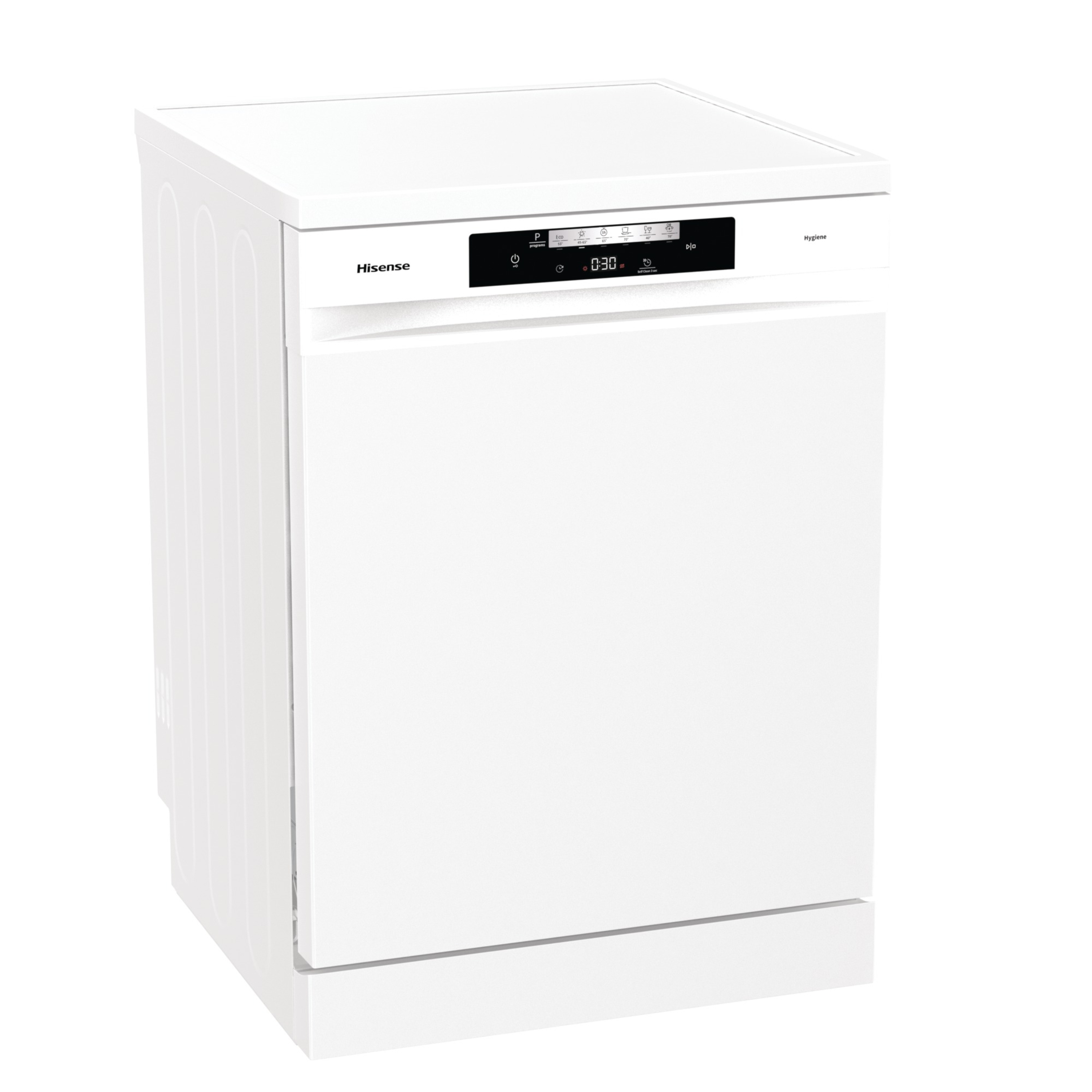 Hisense HS642D90WUK Full-Size Dishwasher - White - 14 Place Settings
