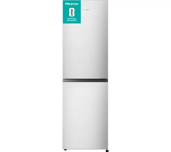Hisense RB327N4BCE 50/50 Total No Frost Fridge Freezer - Stainless Steel