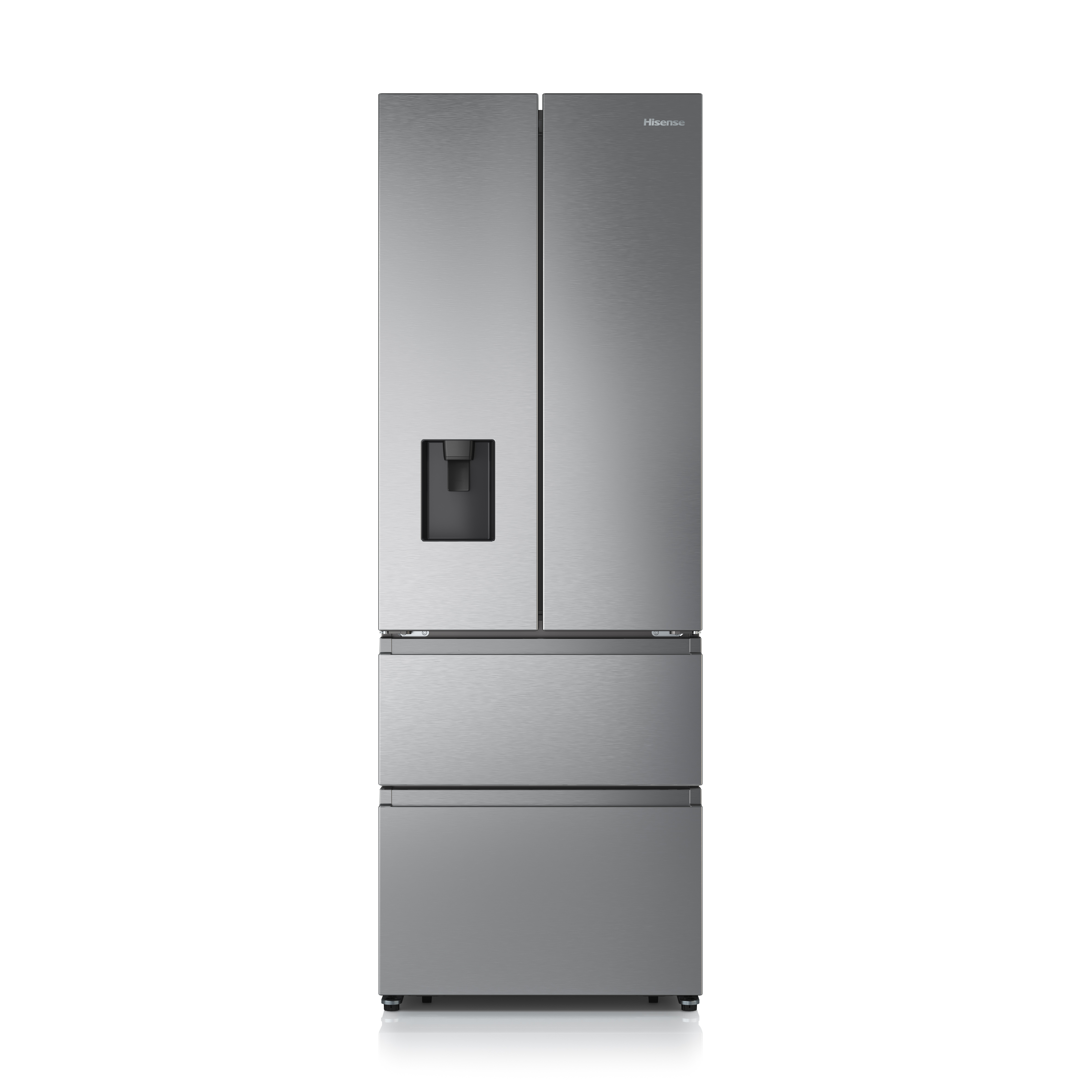 Hisense RF632N4WIE 70.4cm 60/40 Frost Free American Fridge Freezer - Stainless Steel