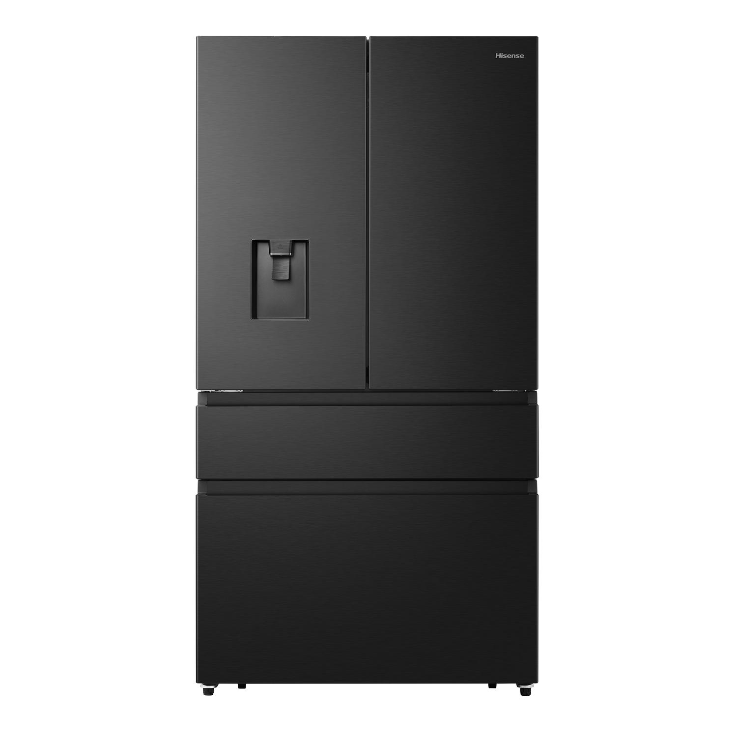 Hisense RF749N4SWFE 91.4cm 50/50 Frost Free Fridge Freezer - Black Inox
