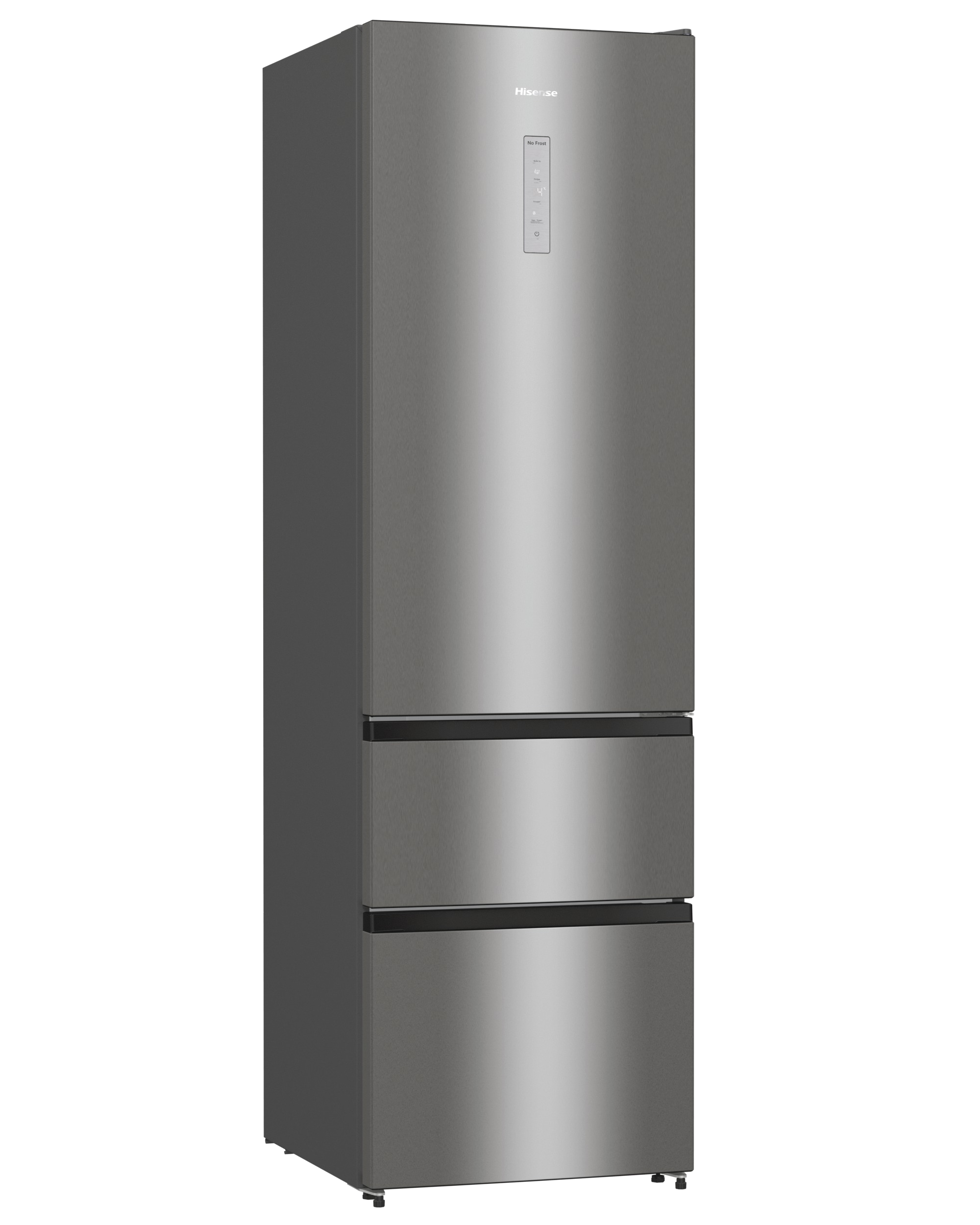 Hisense RM469N4ACDUK 60cm 60/40  Frost Free Fridge Freezer - Stainless Steel