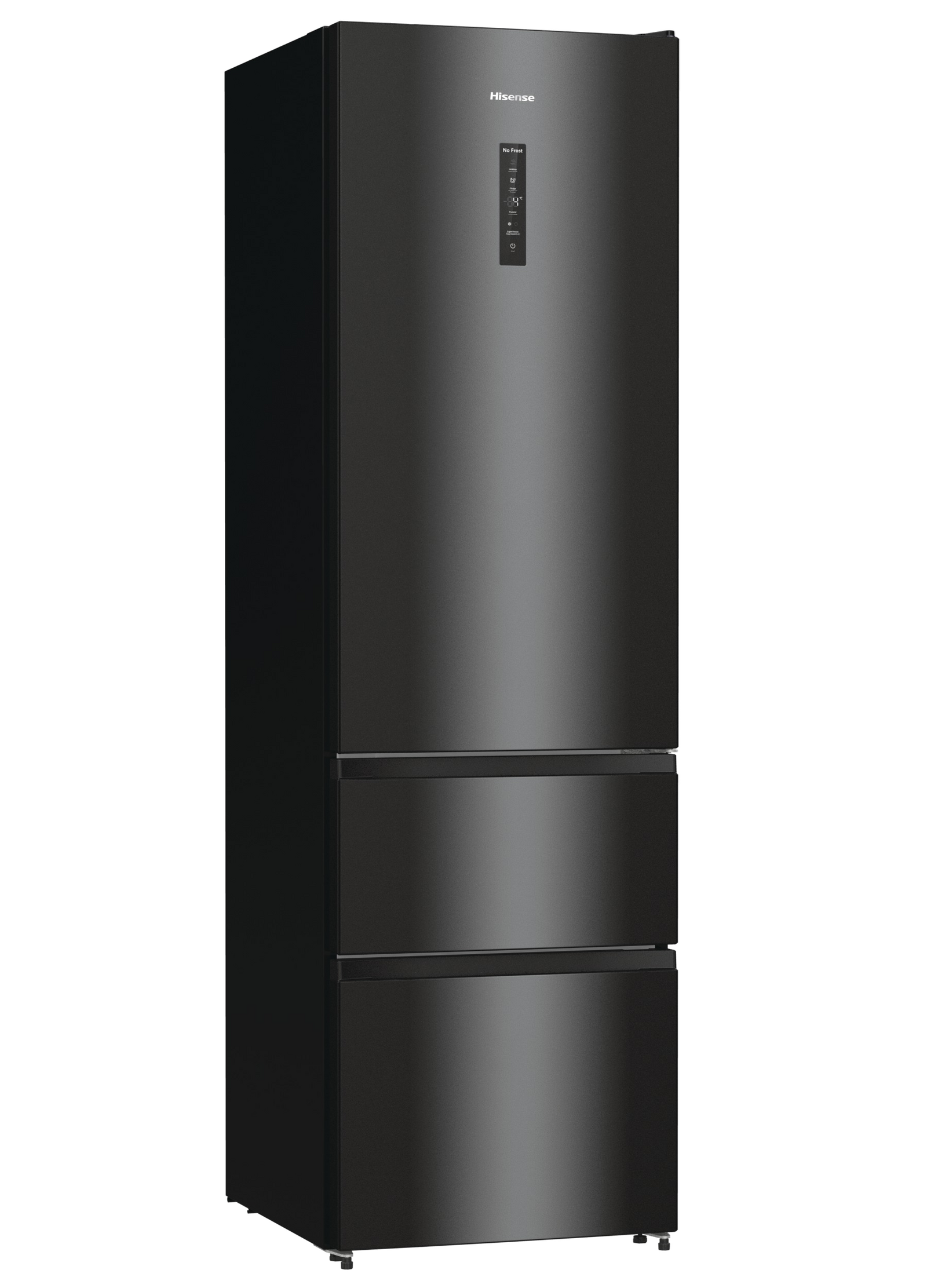 Hisense RM469N4AFDUK 60cm 60/40 Frost Free Fridge Freezer - Black
