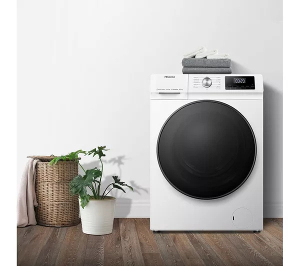 Hisense WDQA8014EVJM 8kg/5kg 1400 Spin  Washer Dryer - White