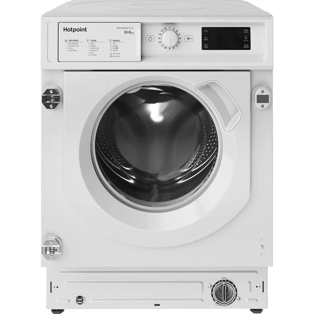 Hotpoint BIWDHG861484 8kg/6kg 1400 Spin Integrated Washer Dryer - White