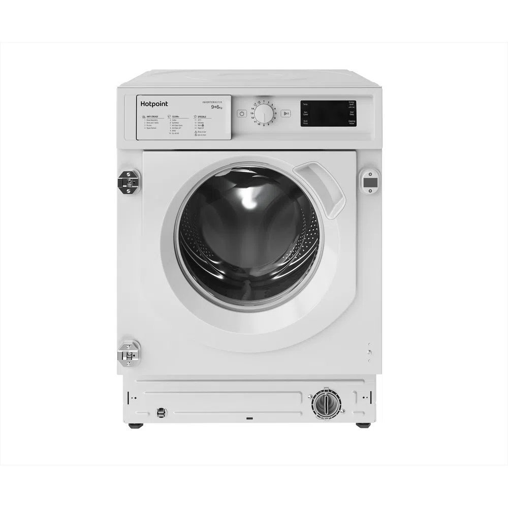 Hotpoint BIWDHG961484 9kg/6kg 1400 Spin Integrated Washer Dryer - White