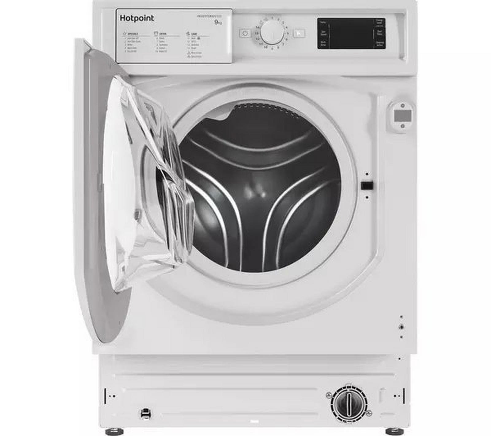 Hotpoint BIWMHG91484 9kg 1400 Spin Integrated Washing Machine - White