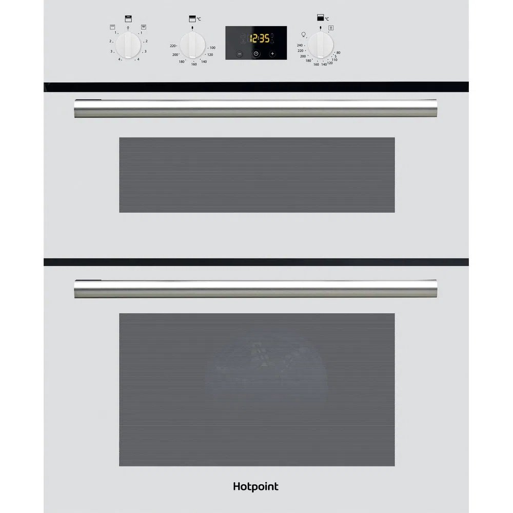 Hotpoint DU2540WH 59.85cm Built In Electric Double Oven - White