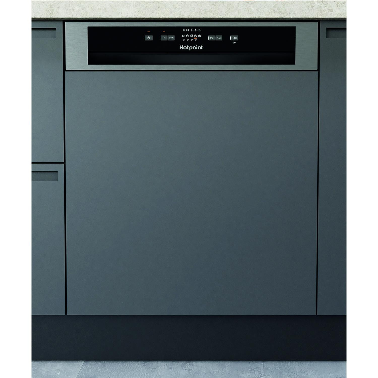 Hotpoint H3BL626XUK Semi-Integrated Dishwasher - 14 Place Settings