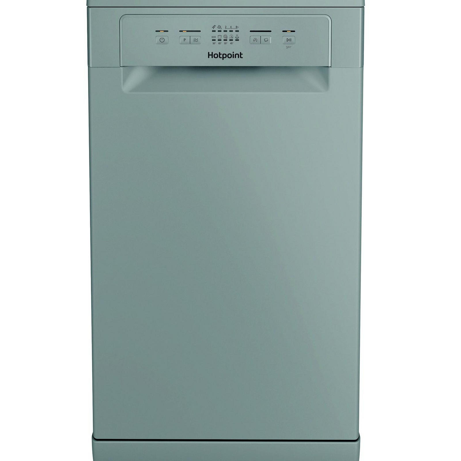 Hotpoint HP2FE10CS90SUK Slimline Dishwasher - Silver - 10 Place Settings