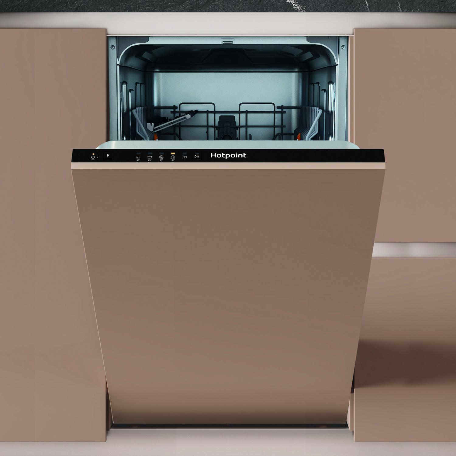Hotpoint HP2IE10CS80UK Integrated Slimline Dishwasher - 10 Place Settings