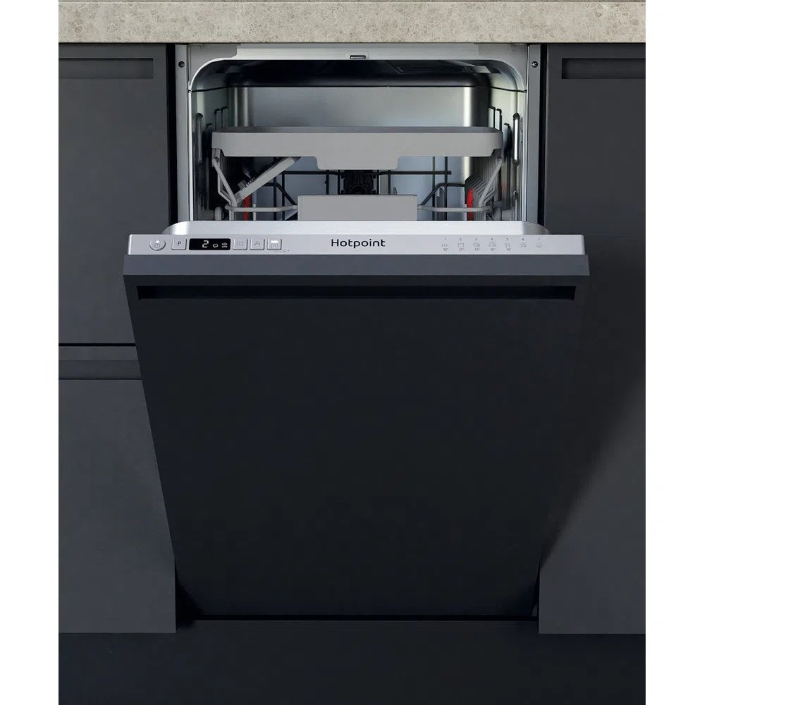 Hotpoint HSIC3M19CUKN Built-In Slimline Dishwasher