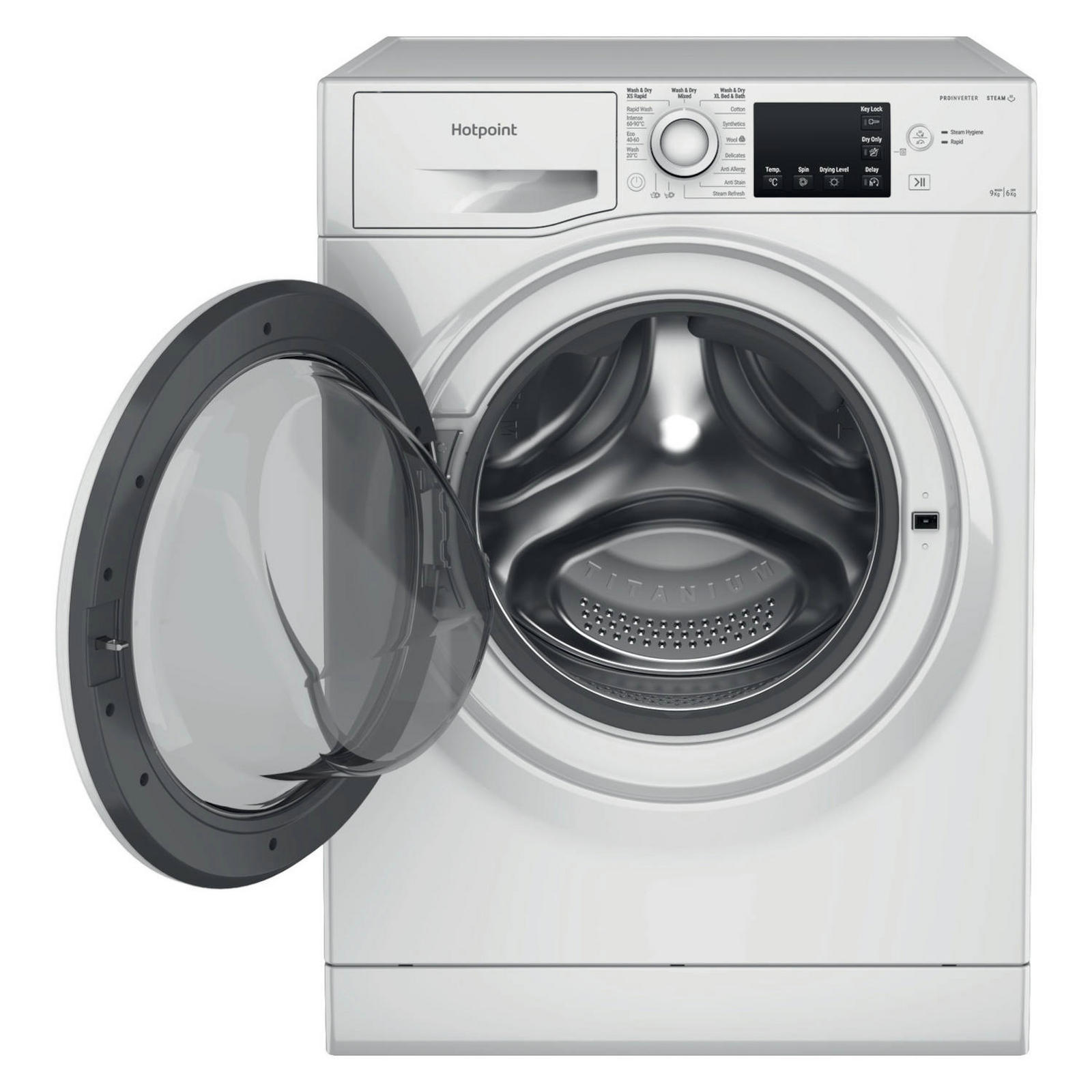 Hotpoint NDBE9635WUK 9kg/6kg 1400 Spin Washer Dryer - White