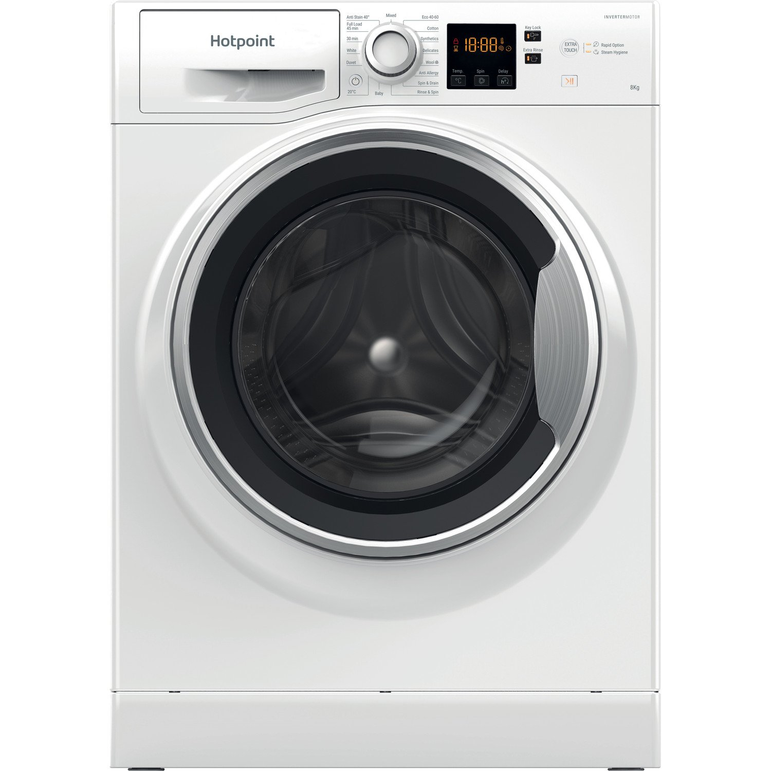 Hotpoint NSWE845CWSUKN 8kg 1400 Spin Washing Machine - White