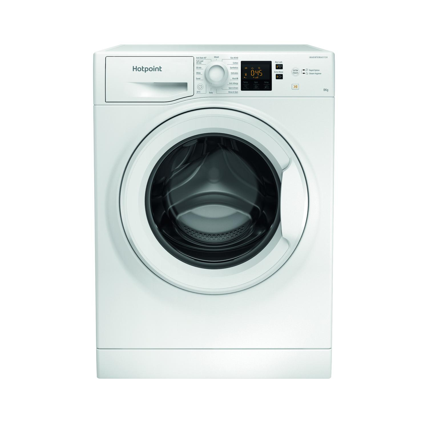 Hotpoint NSWF846WUK 8kg 1400 Spin Washing Machine - White