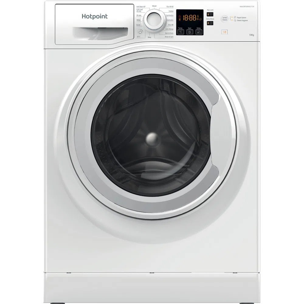 Hotpoint NSWM1045CWUKN 10kg 1400 Spin Washing Machine - White