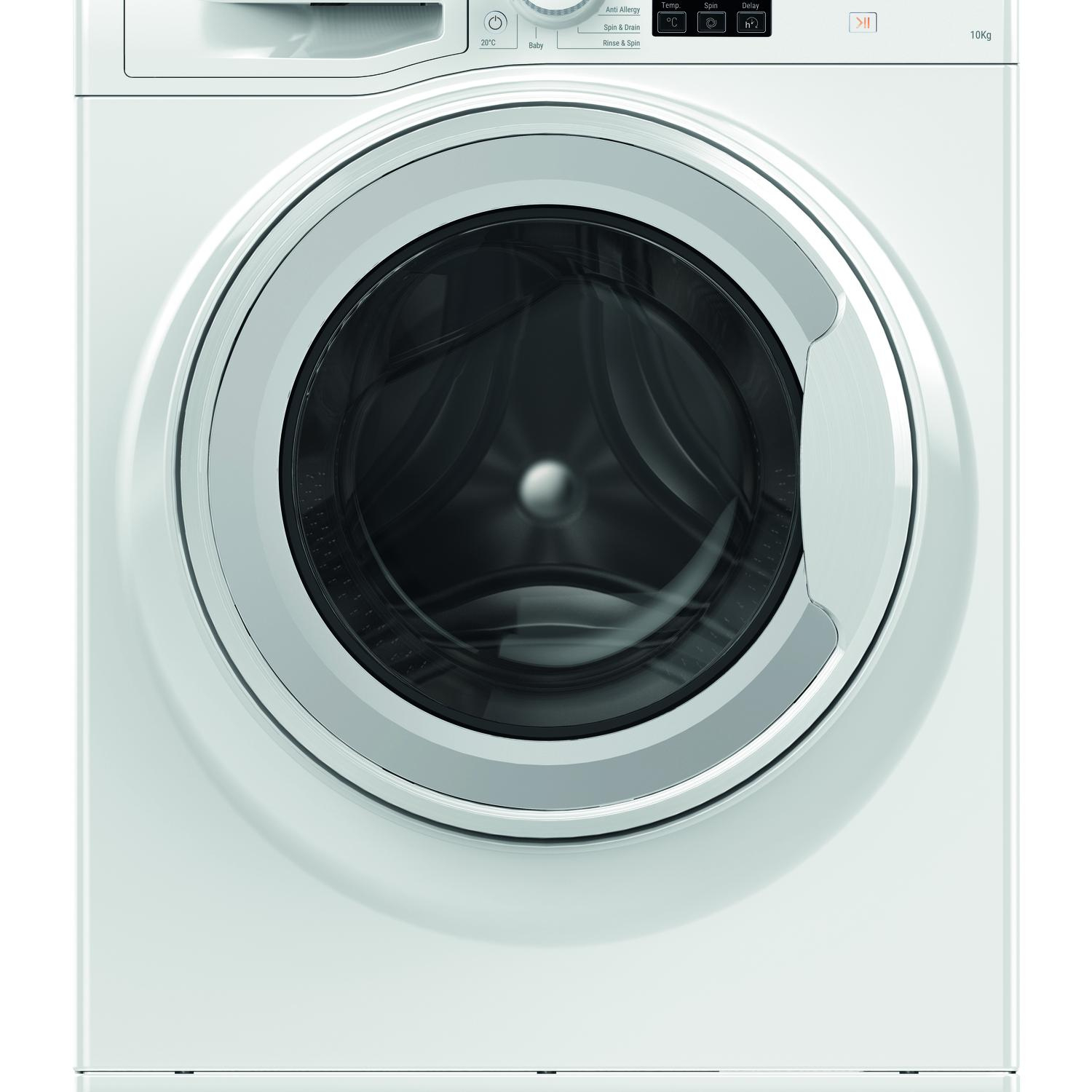 Hotpoint NSWM1046WUK 10kg 1400 Spin Washing Machine - White